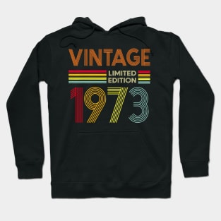 Vintage 1973 Limited Edition 50th Birthday Hoodie